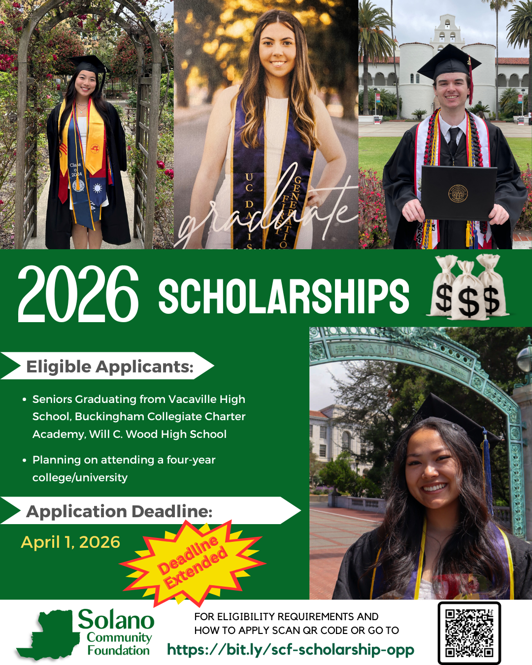 2026 Scholarships - Deadline to Apply April 1st