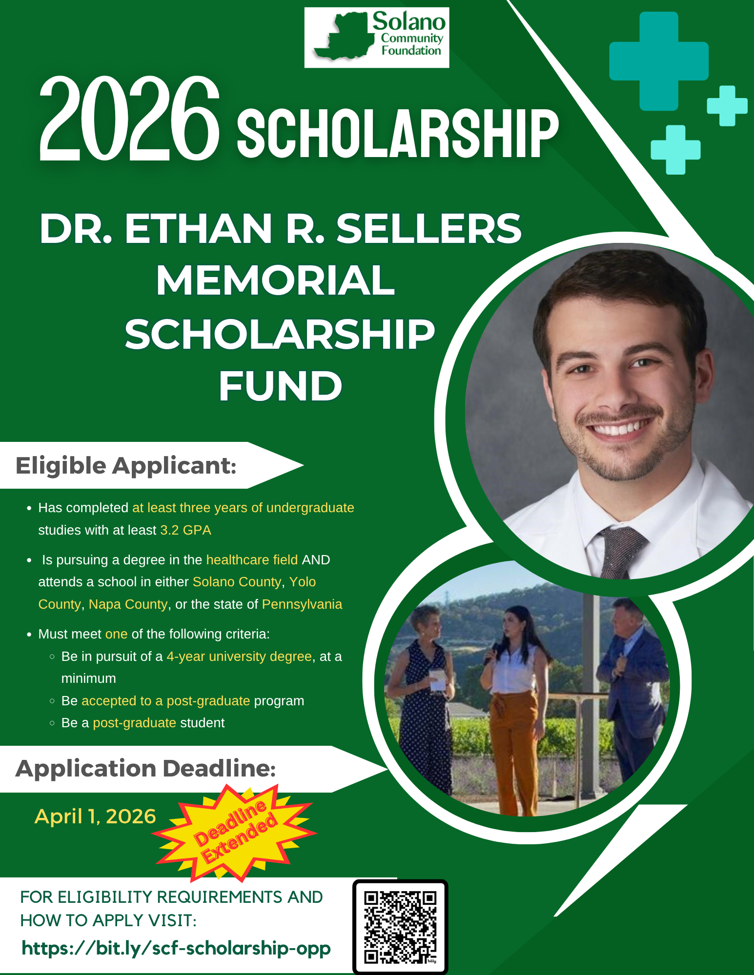 2026 Scholarships - Deadline to Apply April 1st